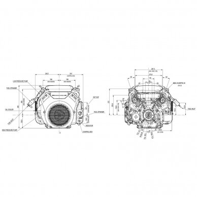 Benzininis variklis HONDA iGX800, generatoriui 8