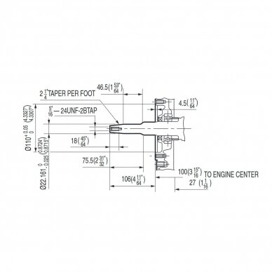 Benzininis variklis RATO R420VTYPE generatoriui 1